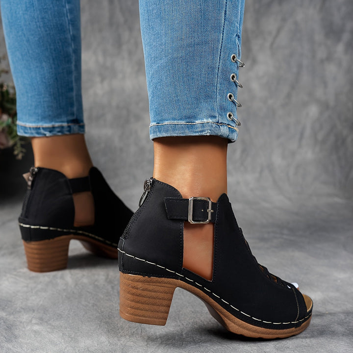 Selin | Sandales à Talons Tressés