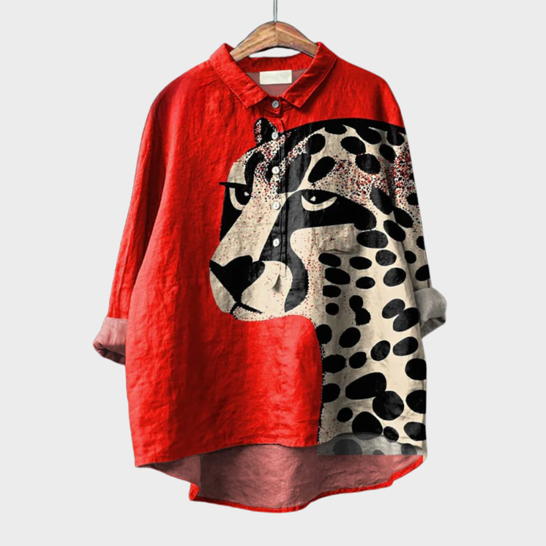 Nala | Blouse d'été en lin élégante