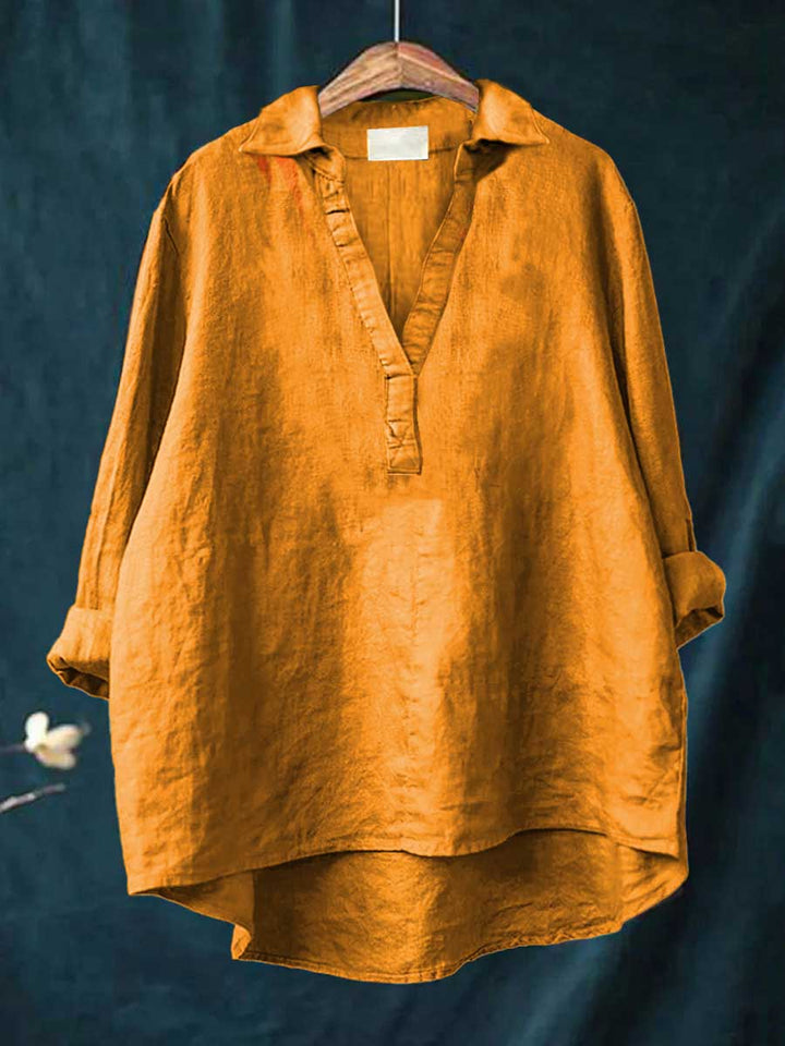 Andrea | Blouse d'été en lin élégant