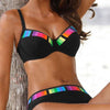 Bikini Split avec dégradé de couleurs