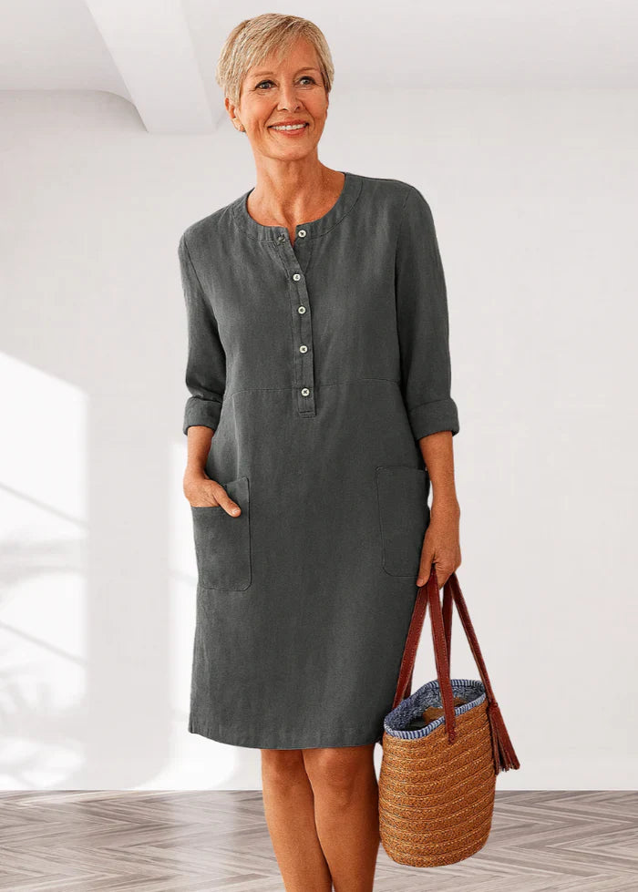 EVI | Robe décontractée pour femmes avec une coupe ample et un look intemporel pour tous les jours