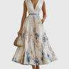 Rowella | Élégant Robe Maxi Plissée
