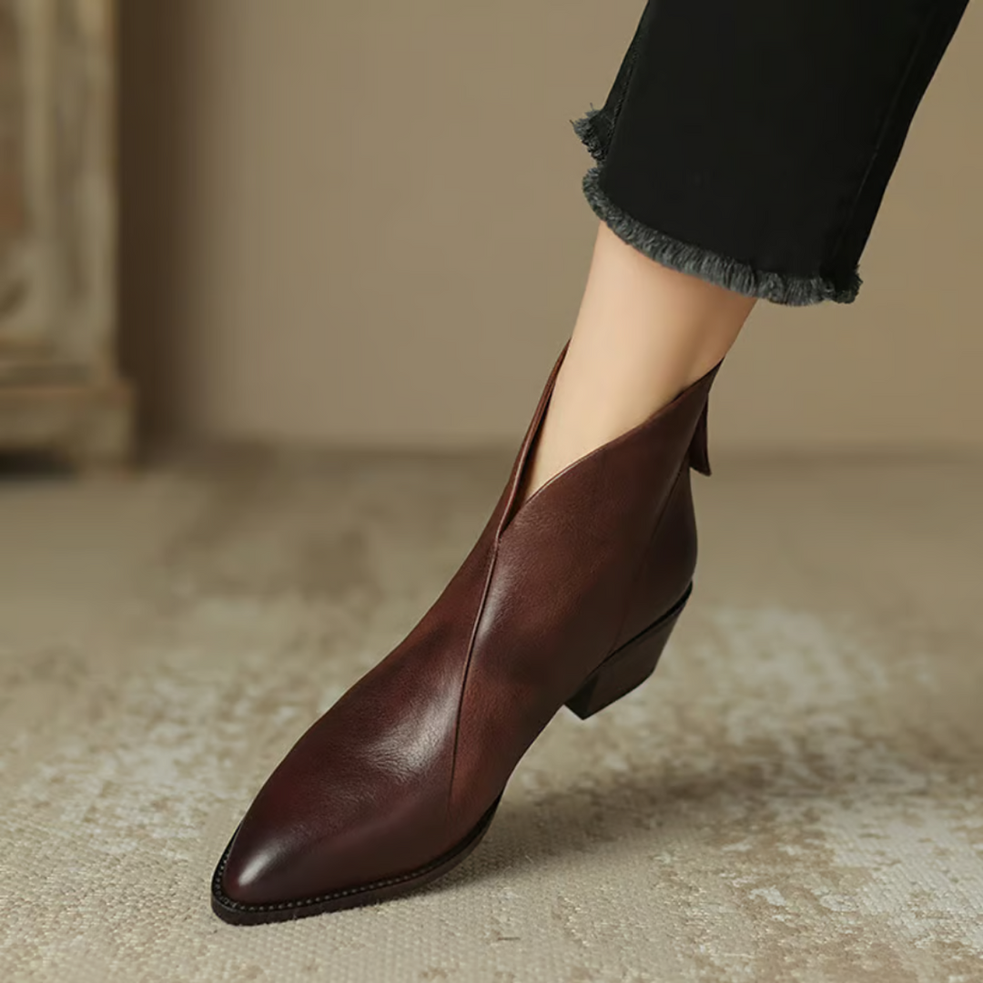 Elara · Bottines Élégantes en Cuir Premium