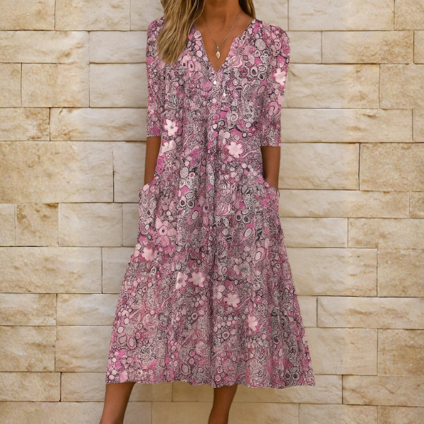 Constance | Robe à Col V