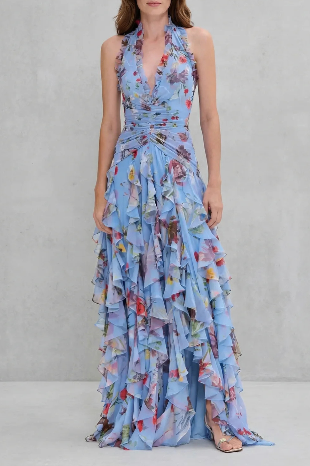 Marie | Robe Maxi à Col Halter
