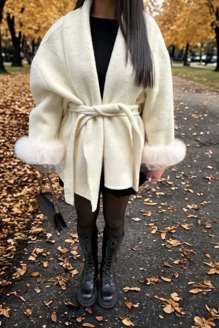Elara · Manteau en Fourrure à Manches