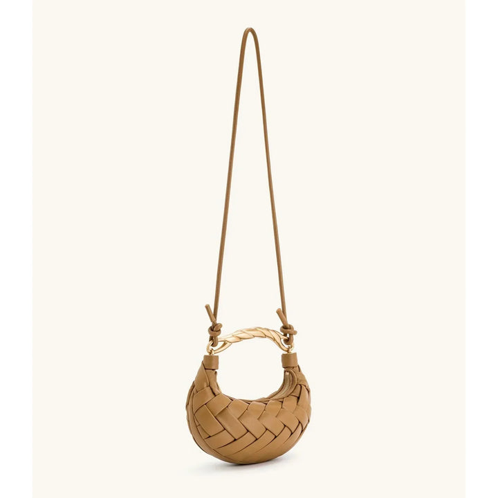 Elara · Sac en cuir végan tressé