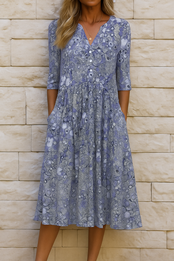 Constance | Robe à Col V