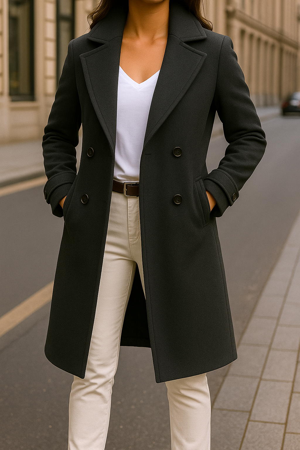 Elara · Manteau Printanier Élégant