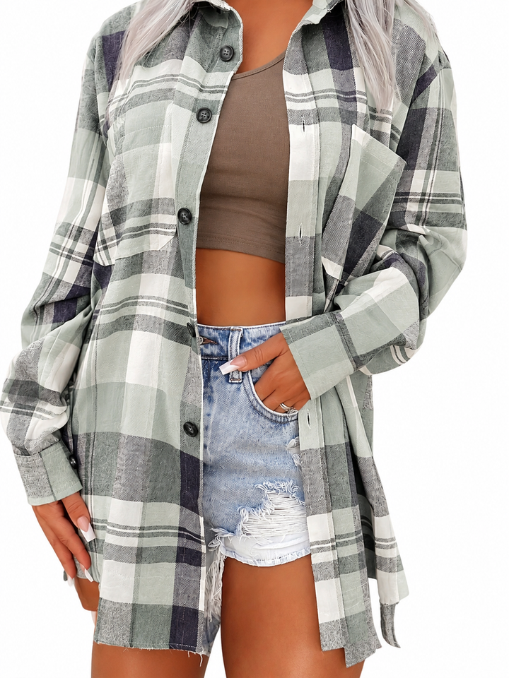 ELARA | CHEMISE D'ÉTÉ À MANCHES LONGUES POUR FEMMES