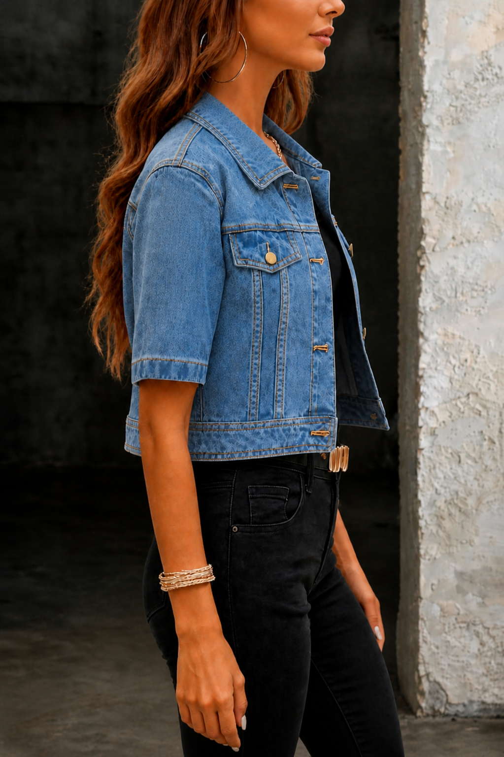 Jessica | Veste en denim courte