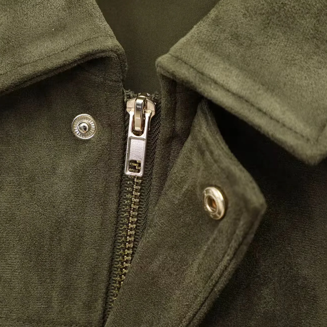 Elara · Veste en Simili Suède