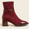 Avenor - Bottines en effet daim avec boucle