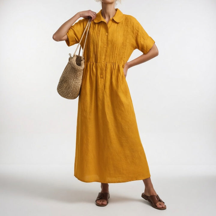 Lysandra | Robe chemise d'été fluide