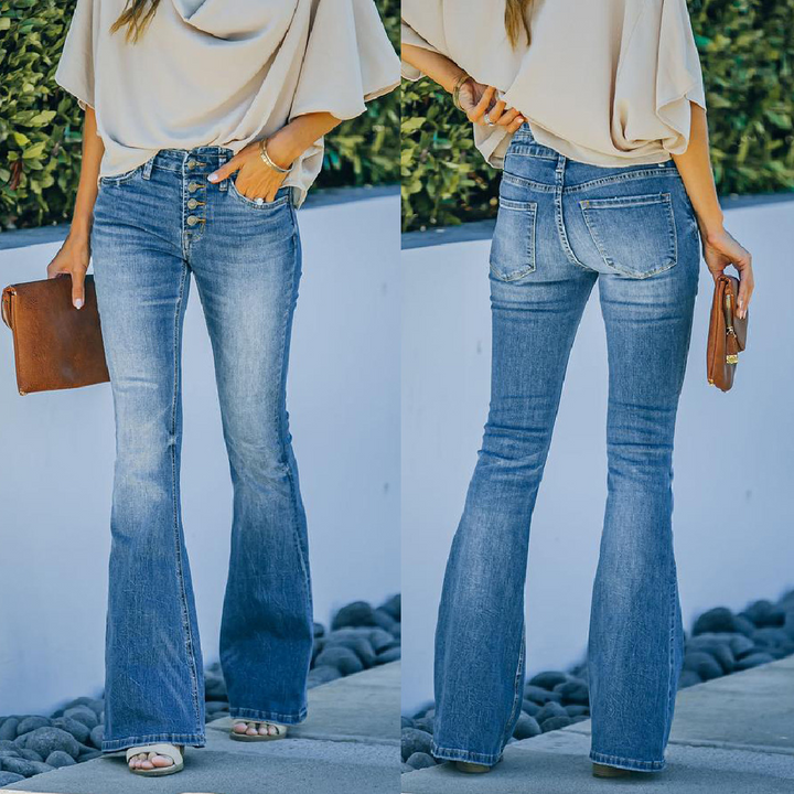 Elara · Pantalon Évasé Élégant