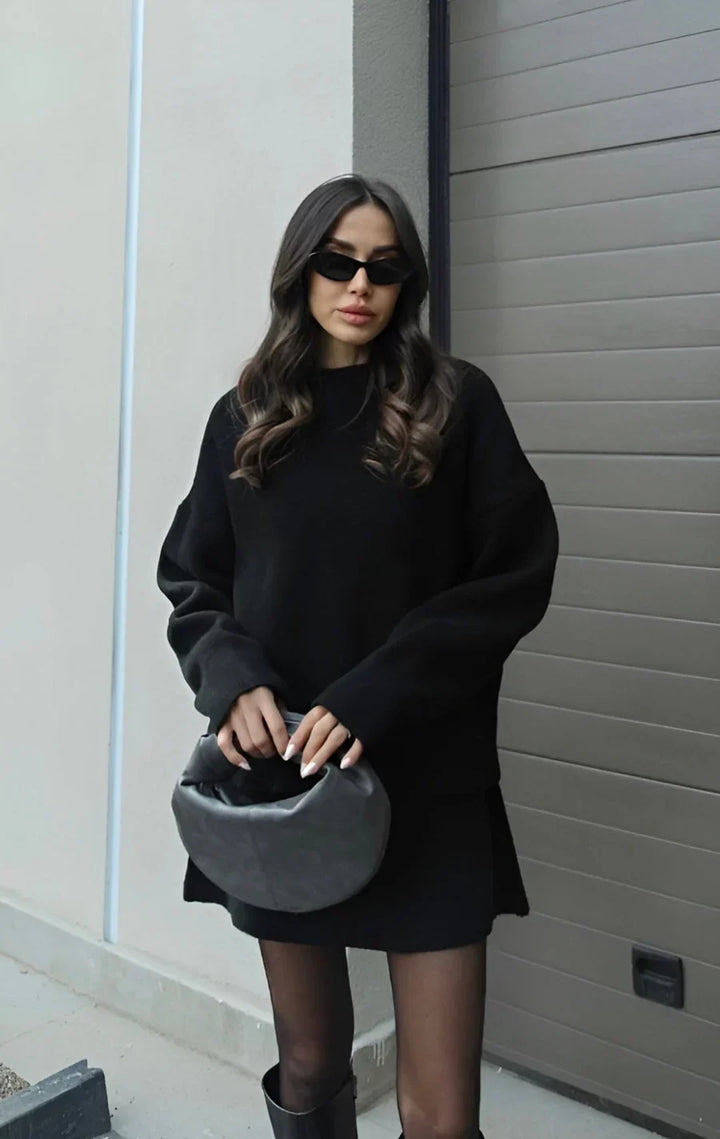 Elara · Ensemble en Maille : Pull et Jupe