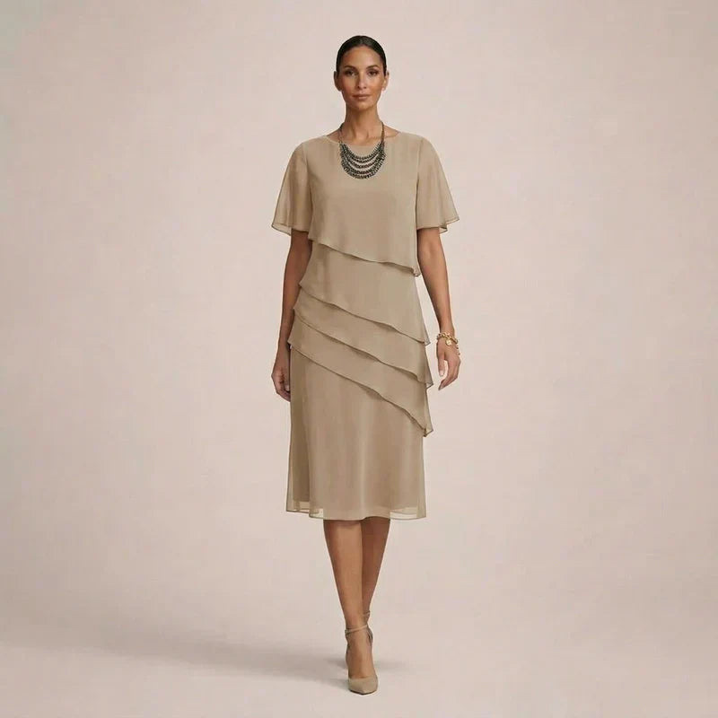 MARA | Robe élégante à volants avec un confort flatteur