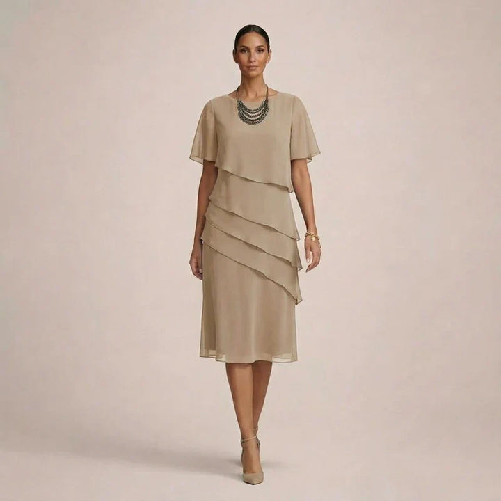 MARA | Robe élégante à volants avec un confort flatteur
