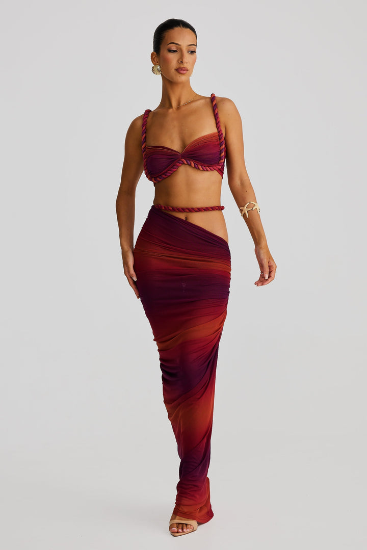 Elara · Élégante Robe Deux Pièces
