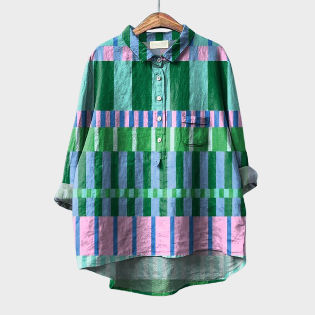 Ambre | Blouse d'été en lin élégante
