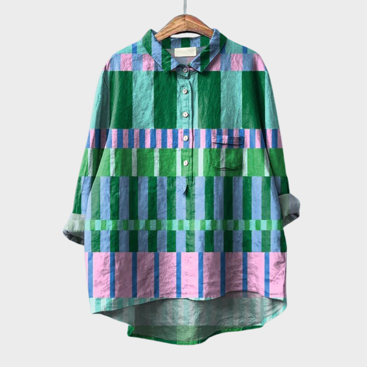 Ambre | Blouse d'été en lin élégante