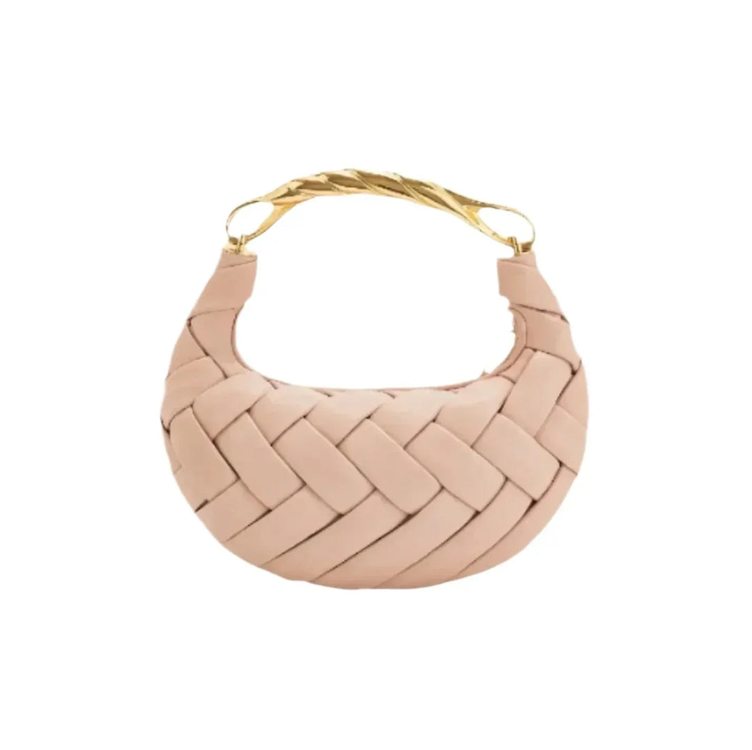 Elara · Sac en cuir végan tressé