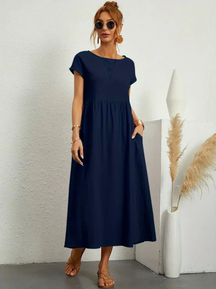 HEIKE | ROBE MIDI FLUIDE D'ÉLÉGANCE INTEMPORELLE