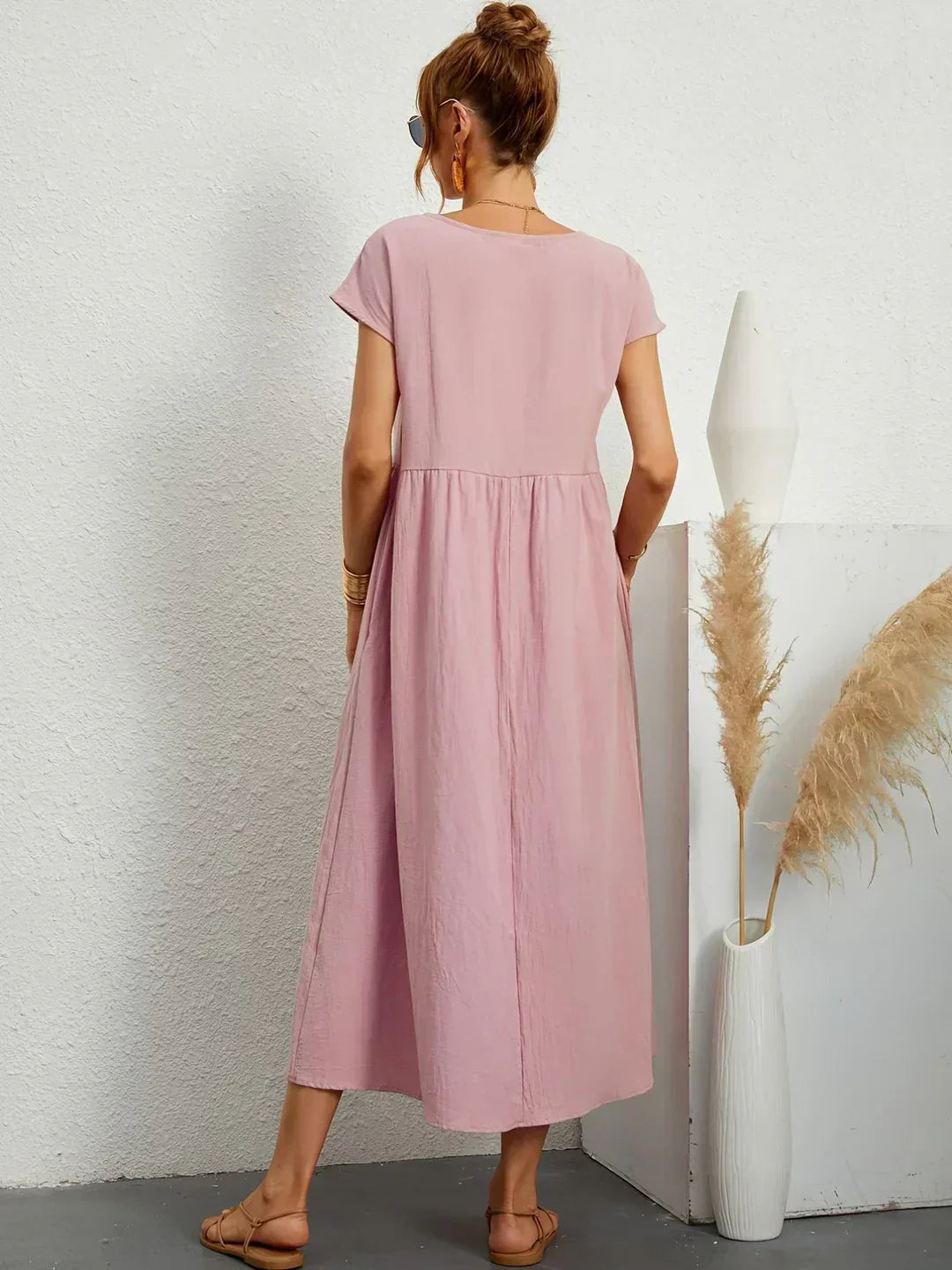 HEIKE | ROBE MIDI FLUIDE D'ÉLÉGANCE INTEMPORELLE