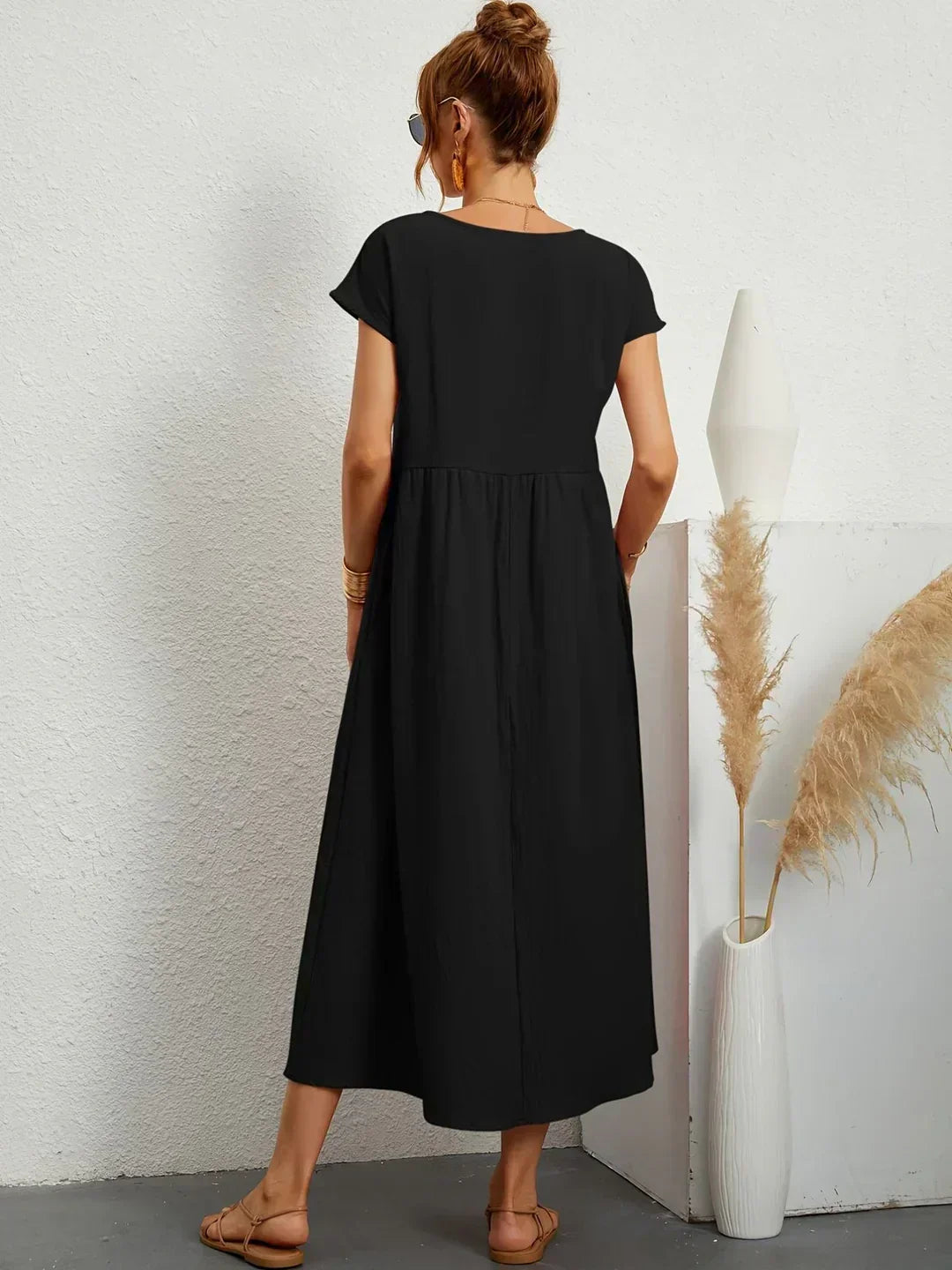 HEIKE | ROBE MIDI FLUIDE D'ÉLÉGANCE INTEMPORELLE