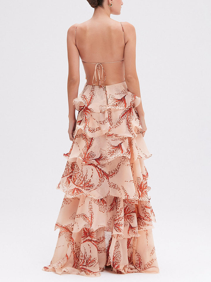 La Scintilla | Robe Maxi Papillon Signature