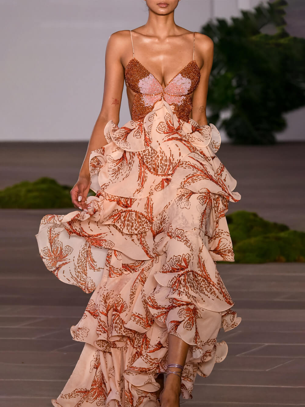 La Scintilla | Robe Maxi Papillon Signature
