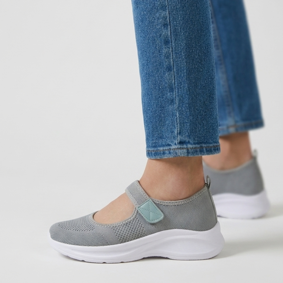 Nicole - Sandale confortable pour femme avec velcro