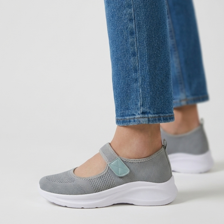 Nicole - Sandale confortable pour femme avec velcro