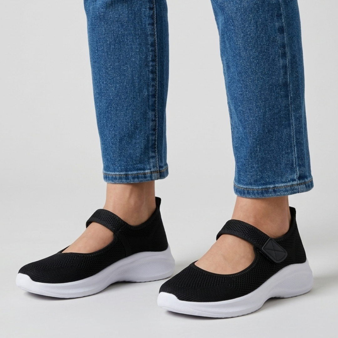 Nicole - Sandale confortable pour femme avec velcro