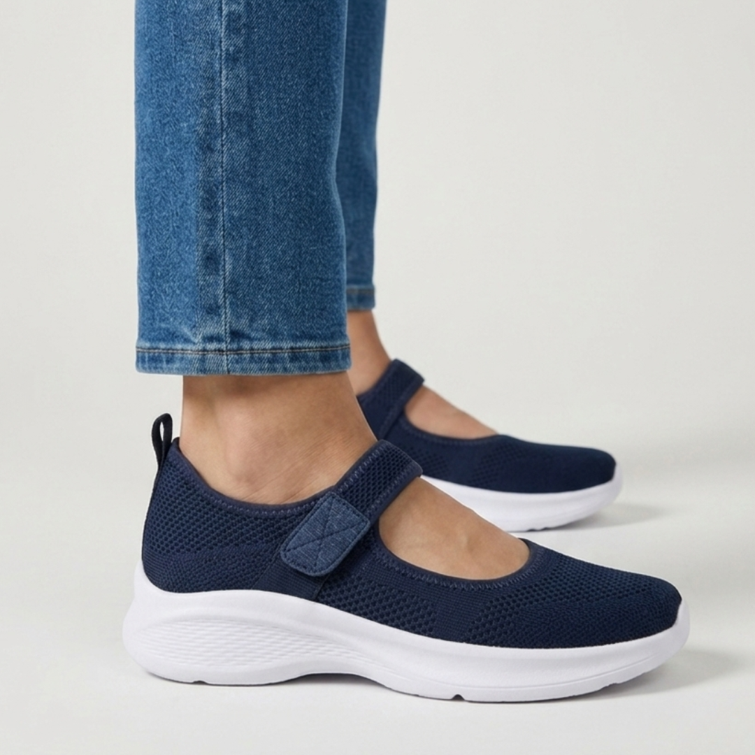 Nicole - Sandale confortable pour femme avec velcro