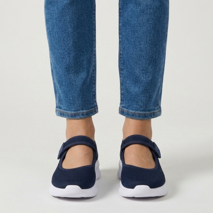 Nicole - Sandale confortable pour femme avec velcro