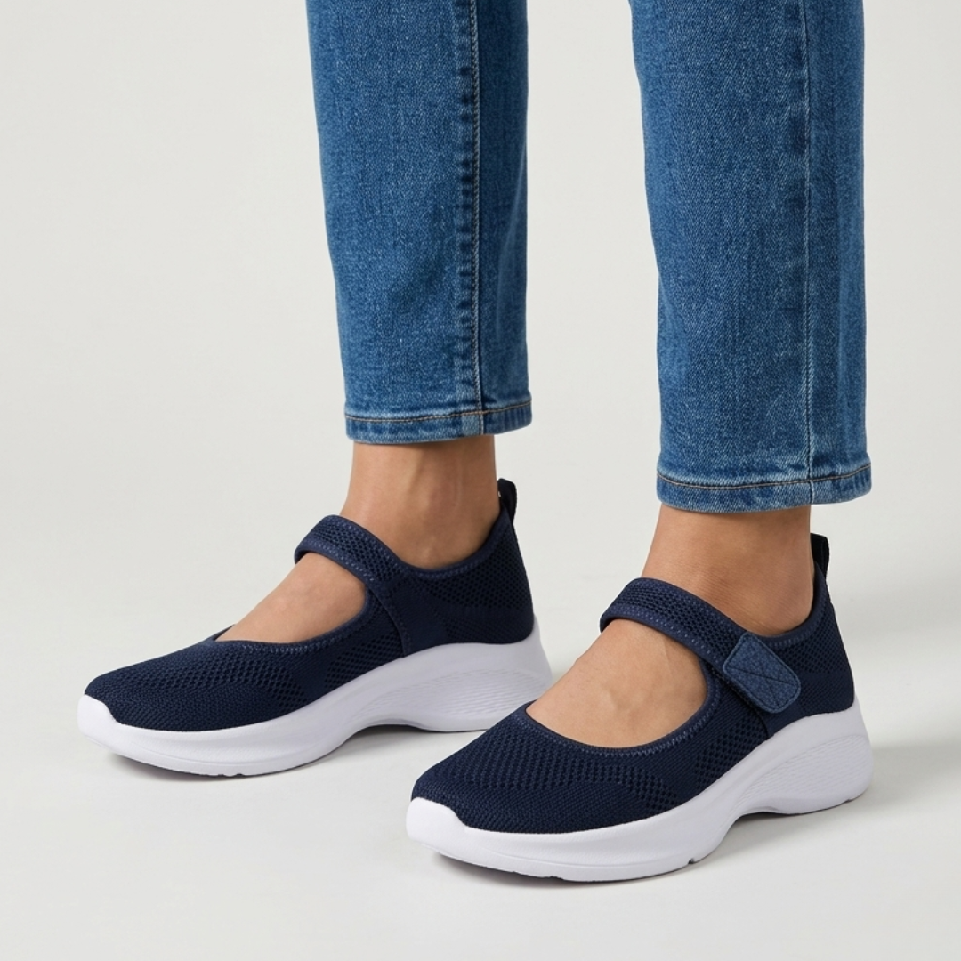 Nicole - Sandale confortable pour femme avec velcro