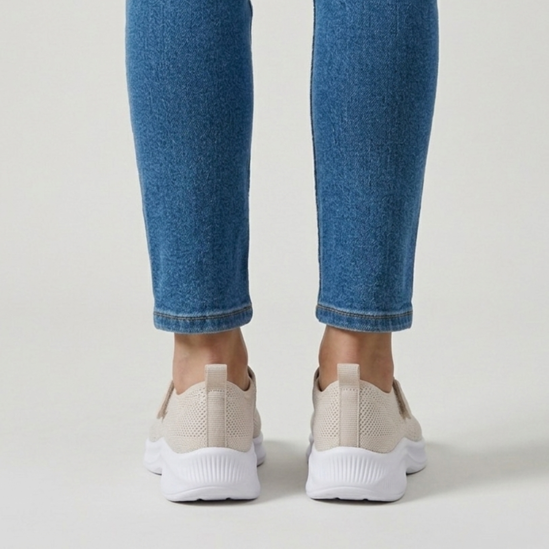 Nicole - Sandale confortable pour femme avec velcro