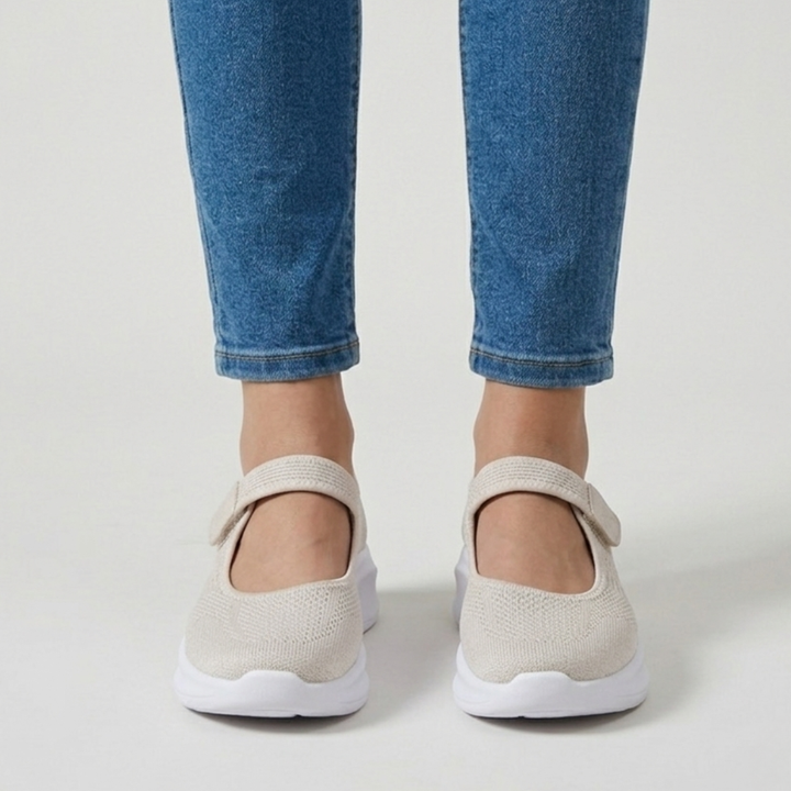 Nicole - Sandale confortable pour femme avec velcro
