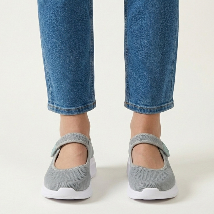 Nicole - Sandale confortable pour femme avec velcro
