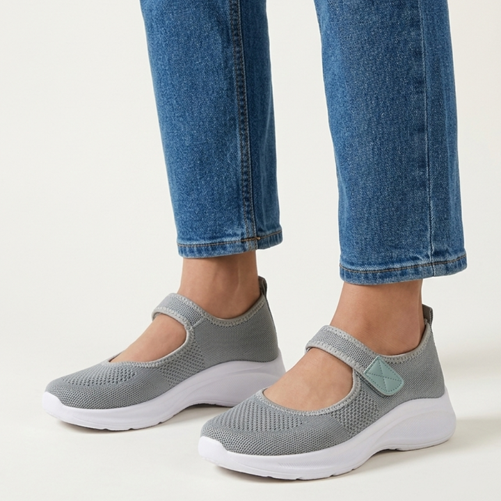 Nicole - Sandale confortable pour femme avec velcro