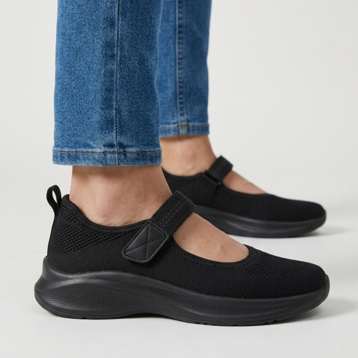 Nicole - Sandale confortable pour femme avec velcro