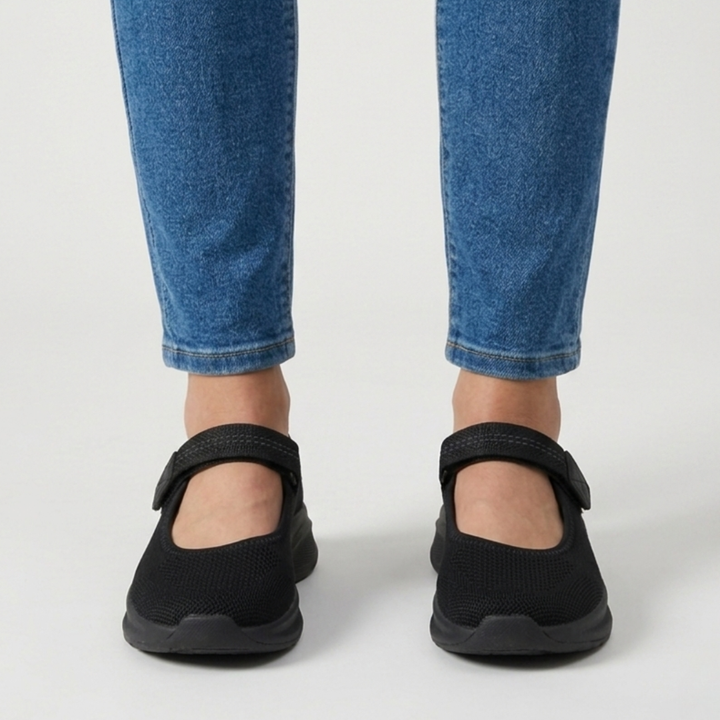 Nicole - Sandale confortable pour femme avec velcro