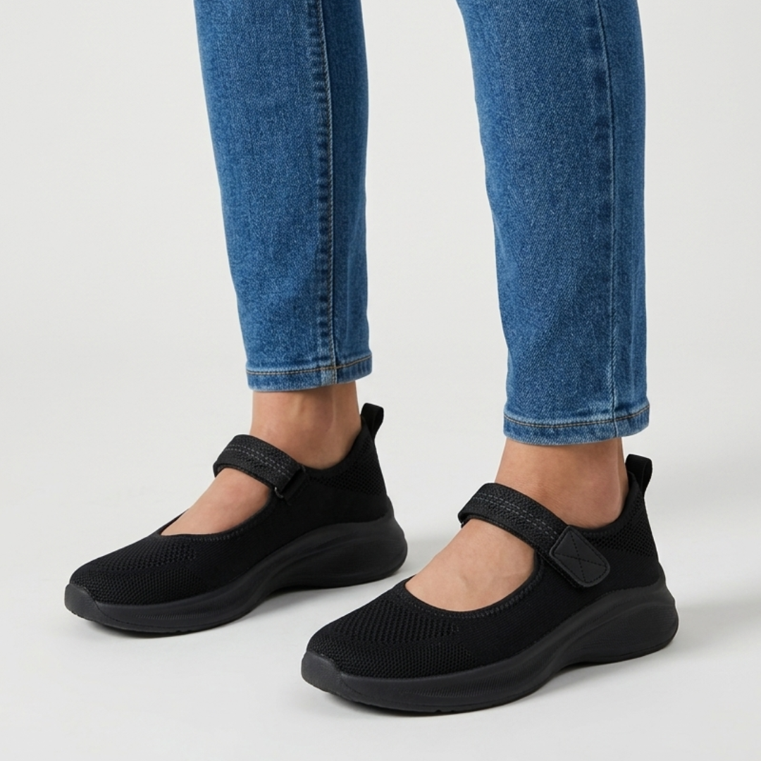 Nicole - Sandale confortable pour femme avec velcro