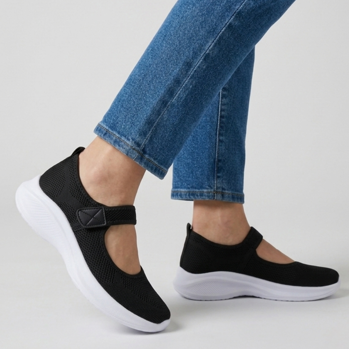 Nicole - Sandale confortable pour femme avec velcro