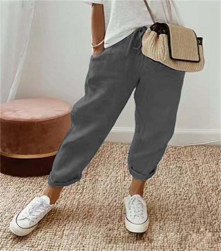 Elara · Pantalon en coton élégant