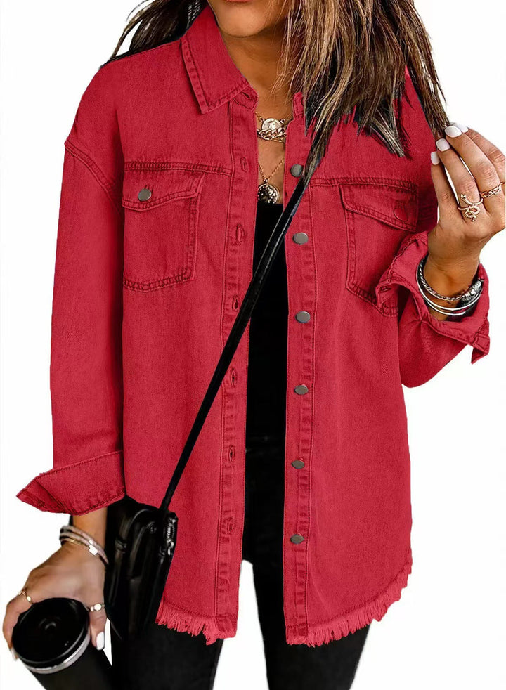 KATJA | VESTE EN DENIM CLASSIQUE POUR FEMMES