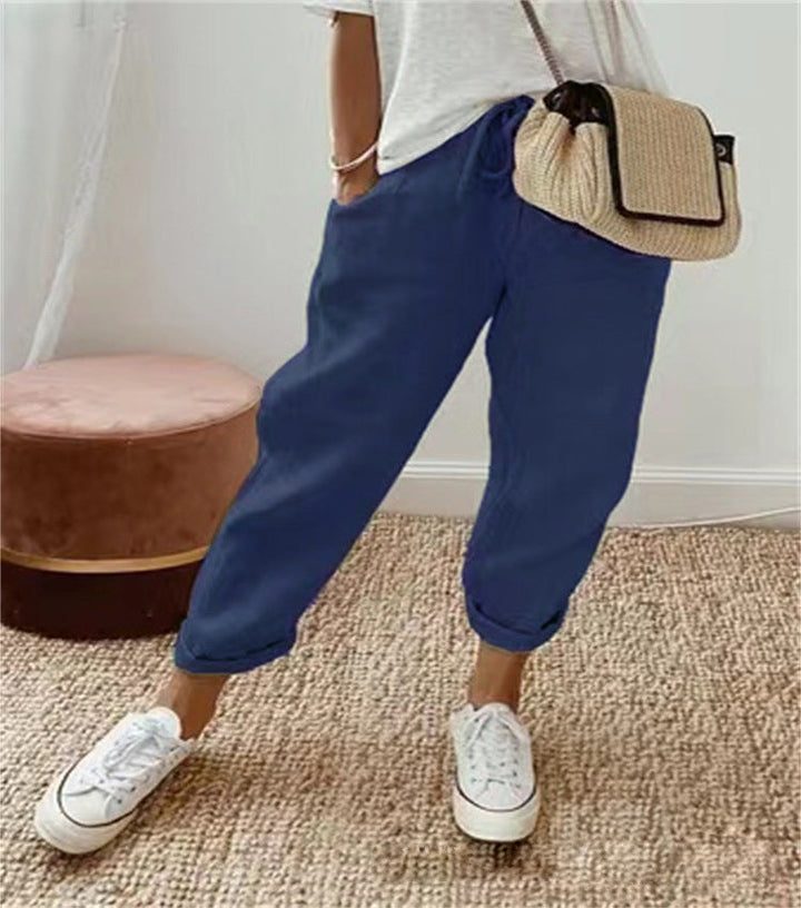 Elara · Pantalon en coton élégant