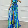 Mia™ | Robe Drapée Vibrante