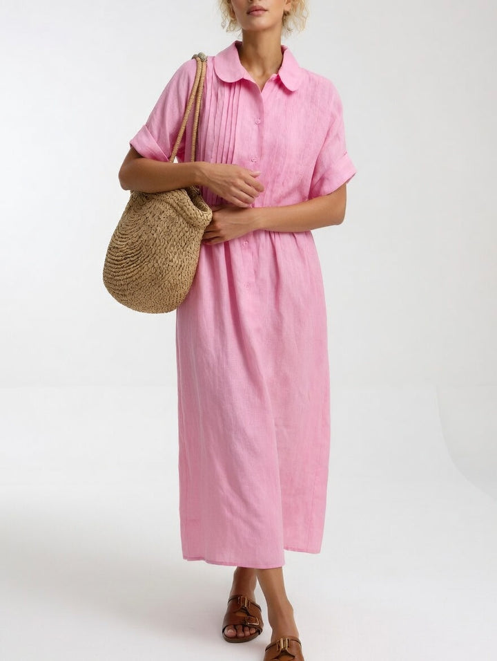 Lysandra | Robe chemise d'été fluide